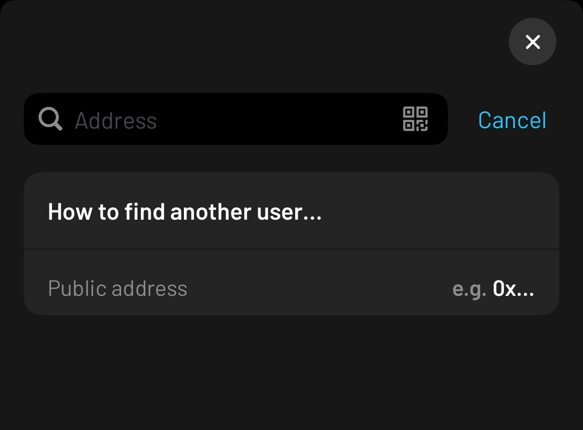 ReadyX doesn't allow ENS name as recipient in the send flow