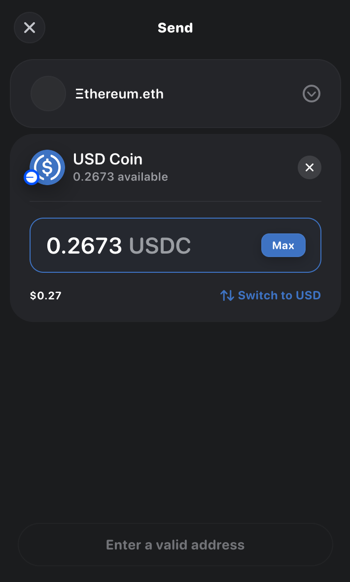 Rainbow Wallet fails to resolve the address for Ξthereum.eth