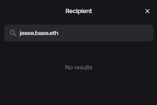 Zerion fails to resolve the address for jesse.base.eth